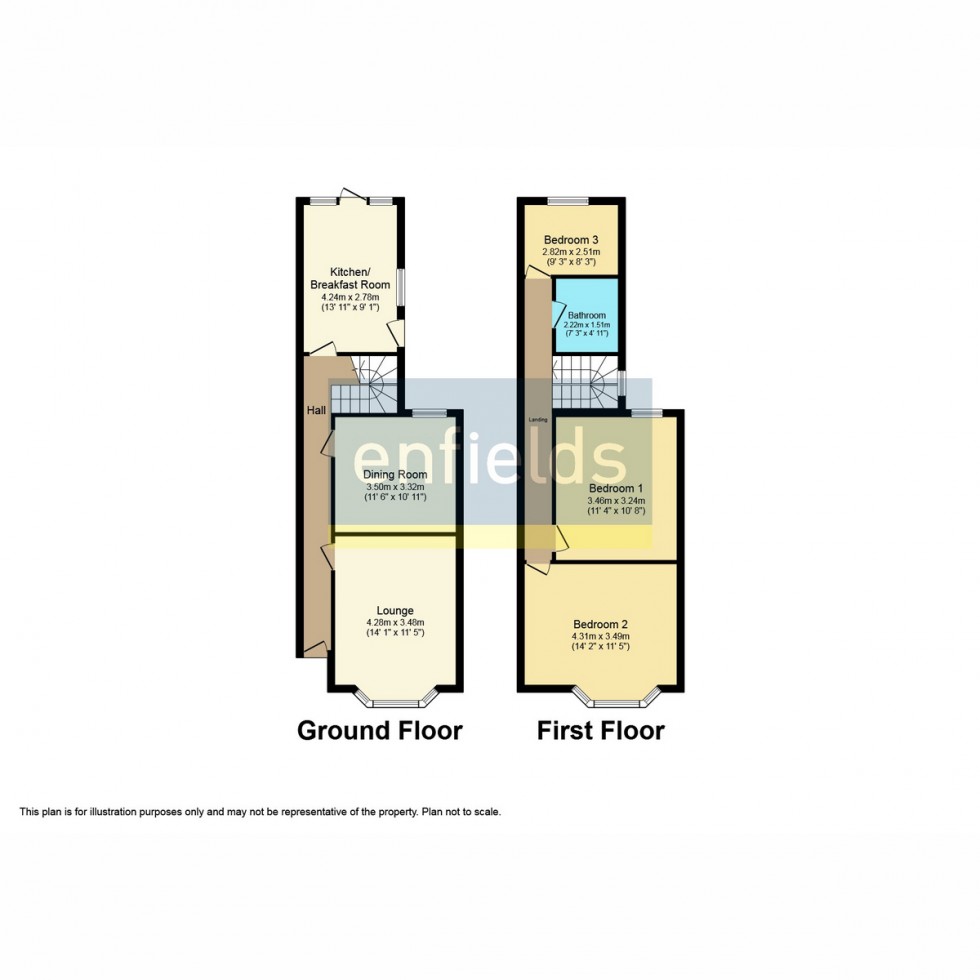 Floorplan for Malmesbury Road, Southampton, SO15