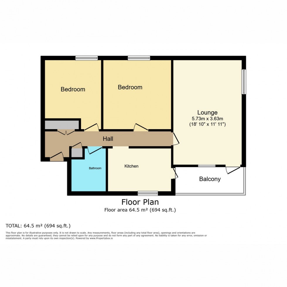 Floorplan for Gerard Crescent, Southampton, SO19