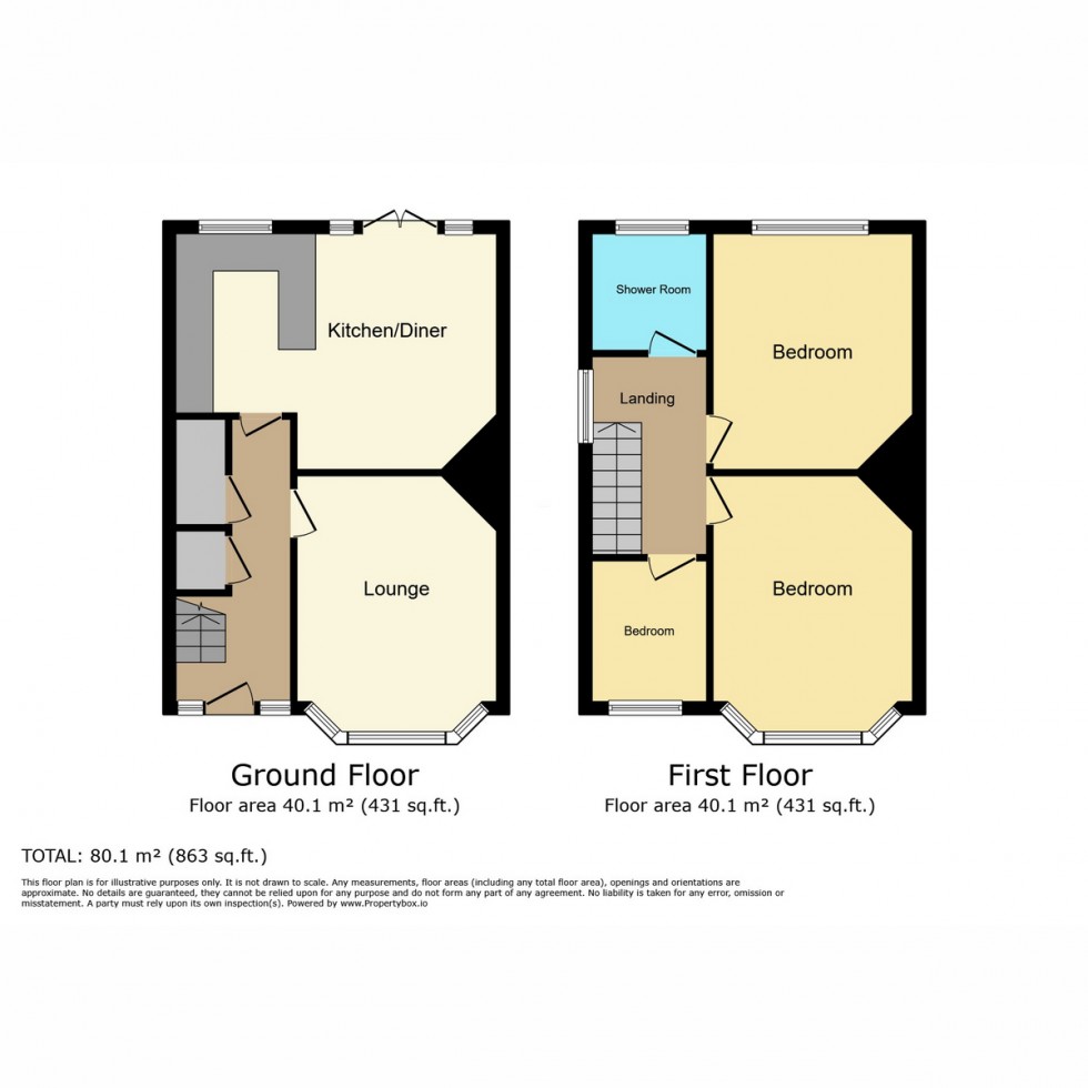 Floorplan for Bursledon Road, Southampton, SO19