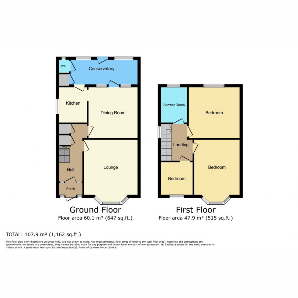 Floorplan for St. Aubins Avenue, Southampton, SO19