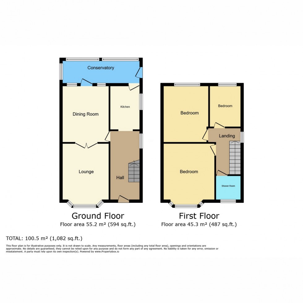 Floorplan for Bitterne Crescent, Southampton, SO19