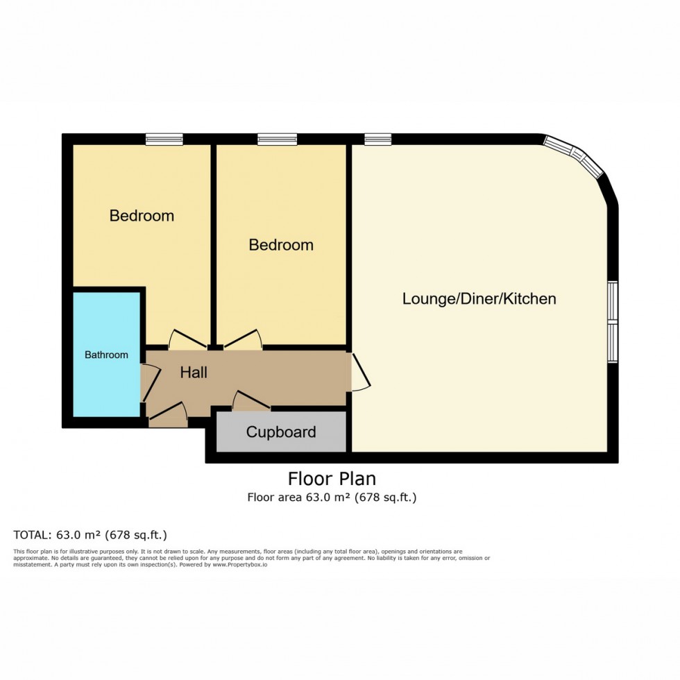 Floorplan for Bevois Valley Road, Southampton, SO14