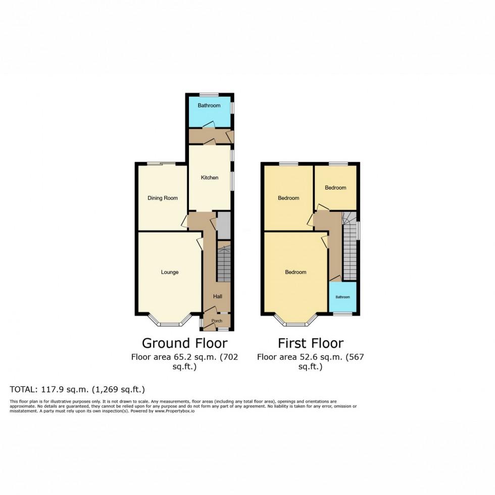 Floorplan for Cunard Avenue, Southampton, SO15