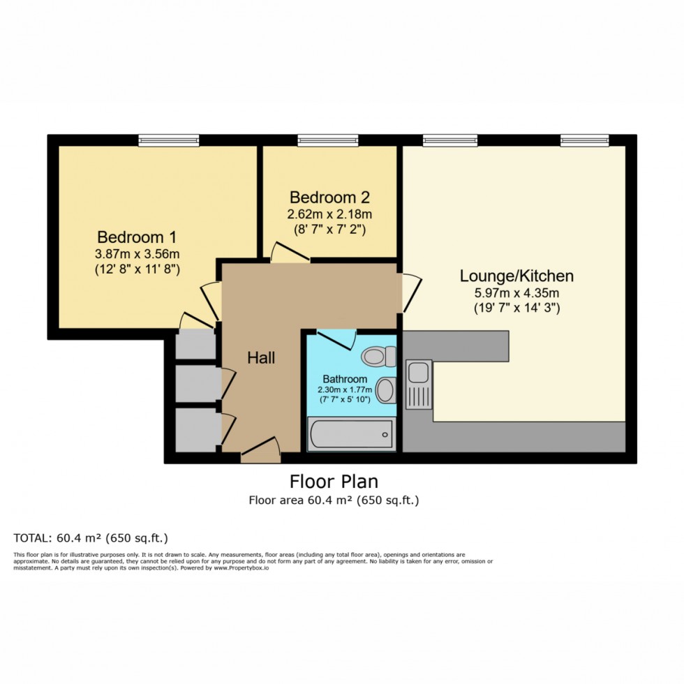 Floorplan for Cranbury Terrace, Southampton, SO14