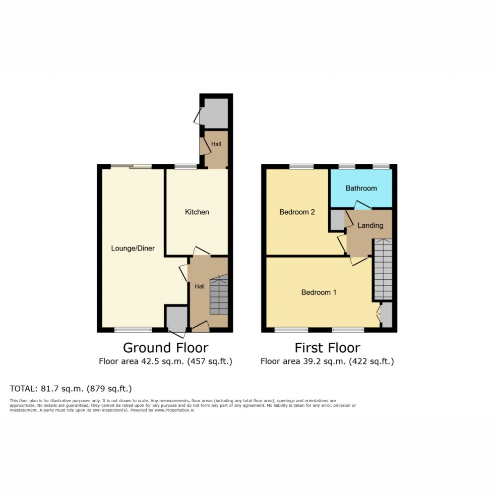 Floorplan for Mercury Close, Southampton, SO16