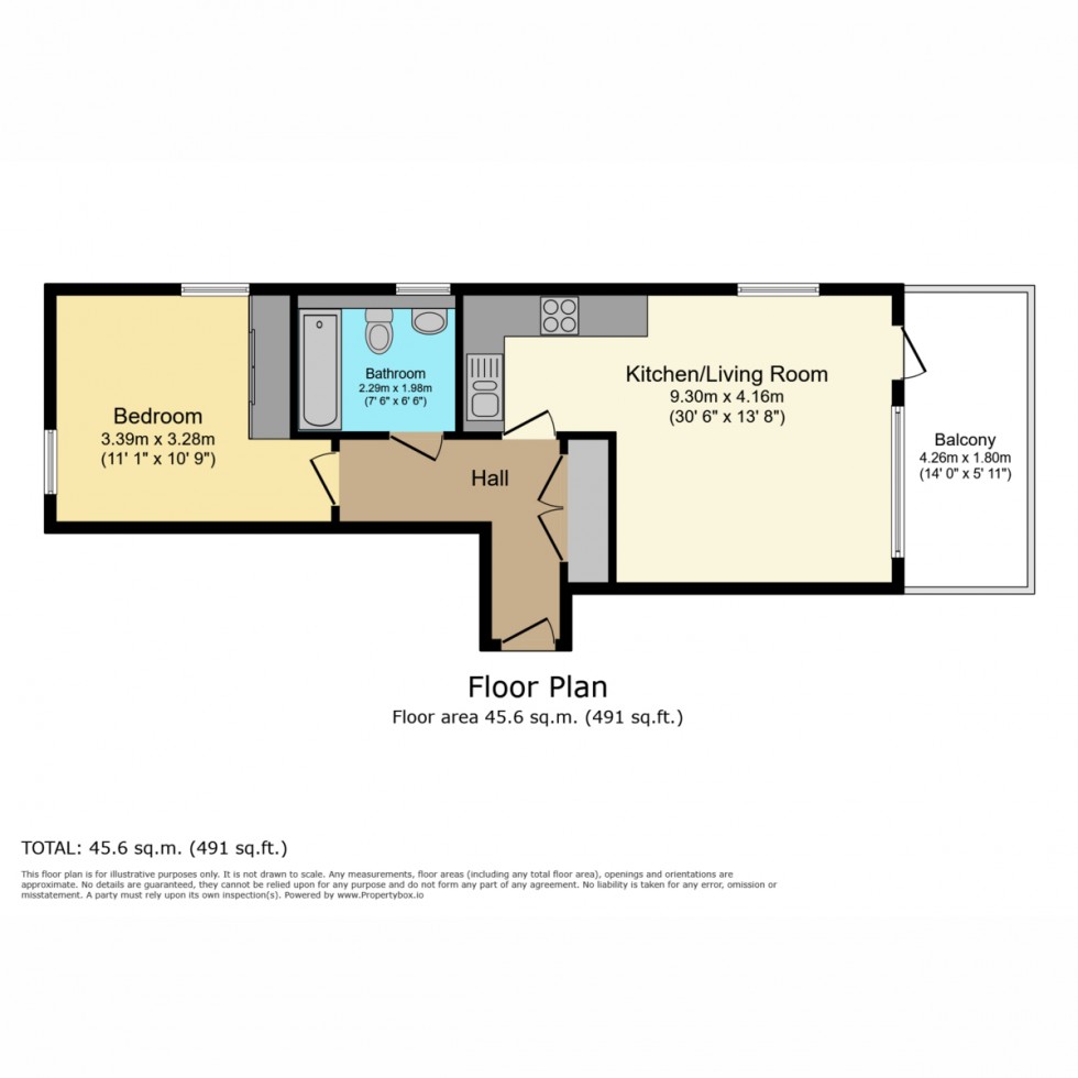 Floorplan for Elm House, Southampton, SO14