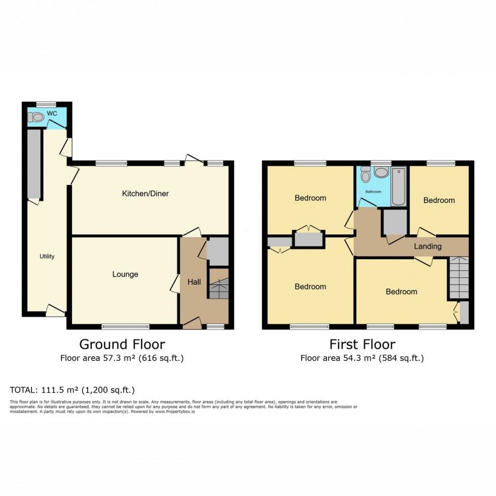 Floorplan for Castleshaw Close, Southampton, SO16