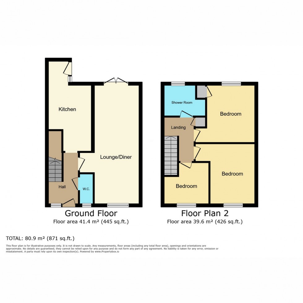 Floorplan for Buchanan Road, Southampton, SO16