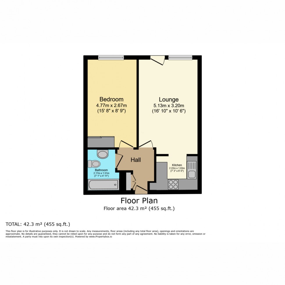 Floorplan for Captains Place, Southampton, SO14