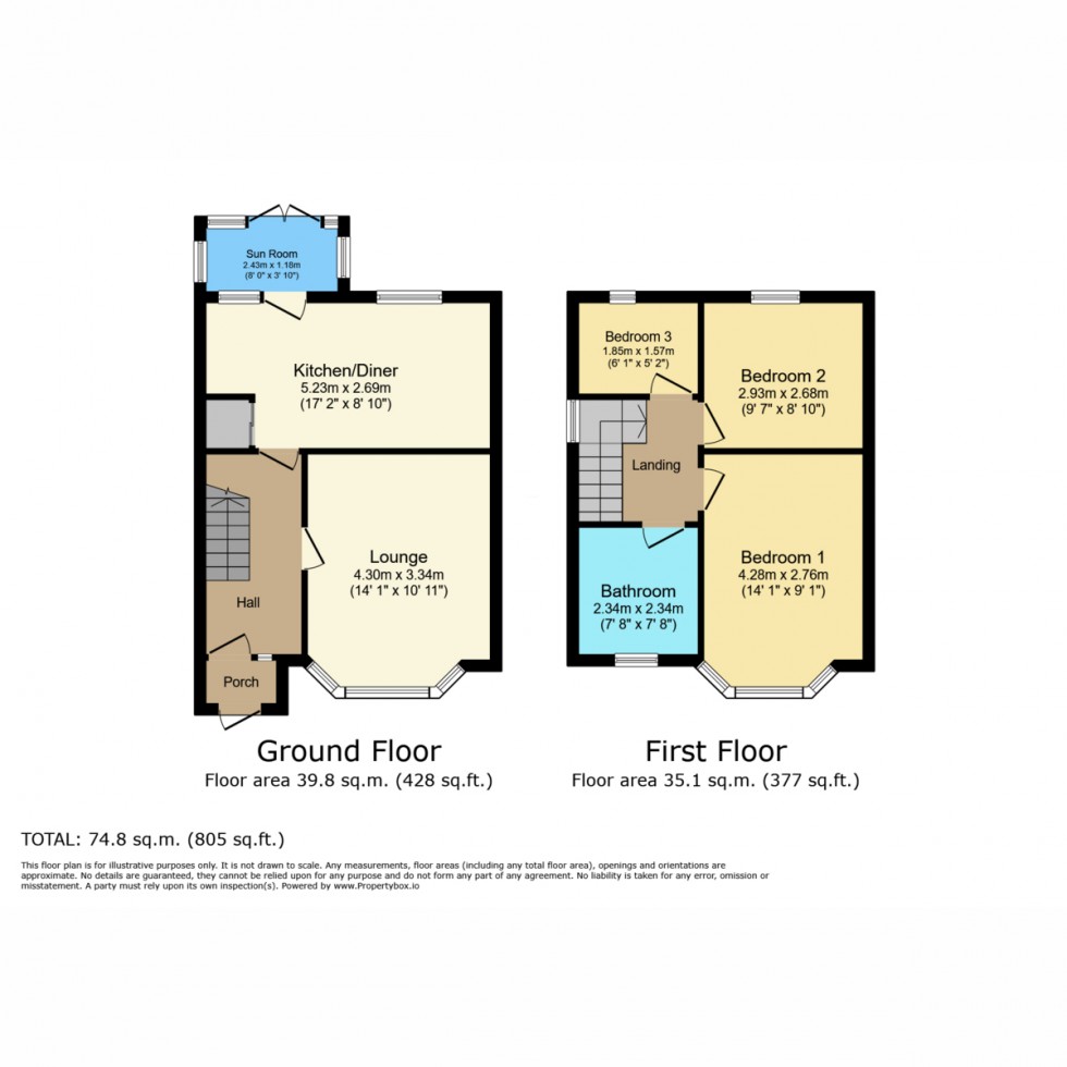 Floorplan for Cleveland Road, Southampton, SO18