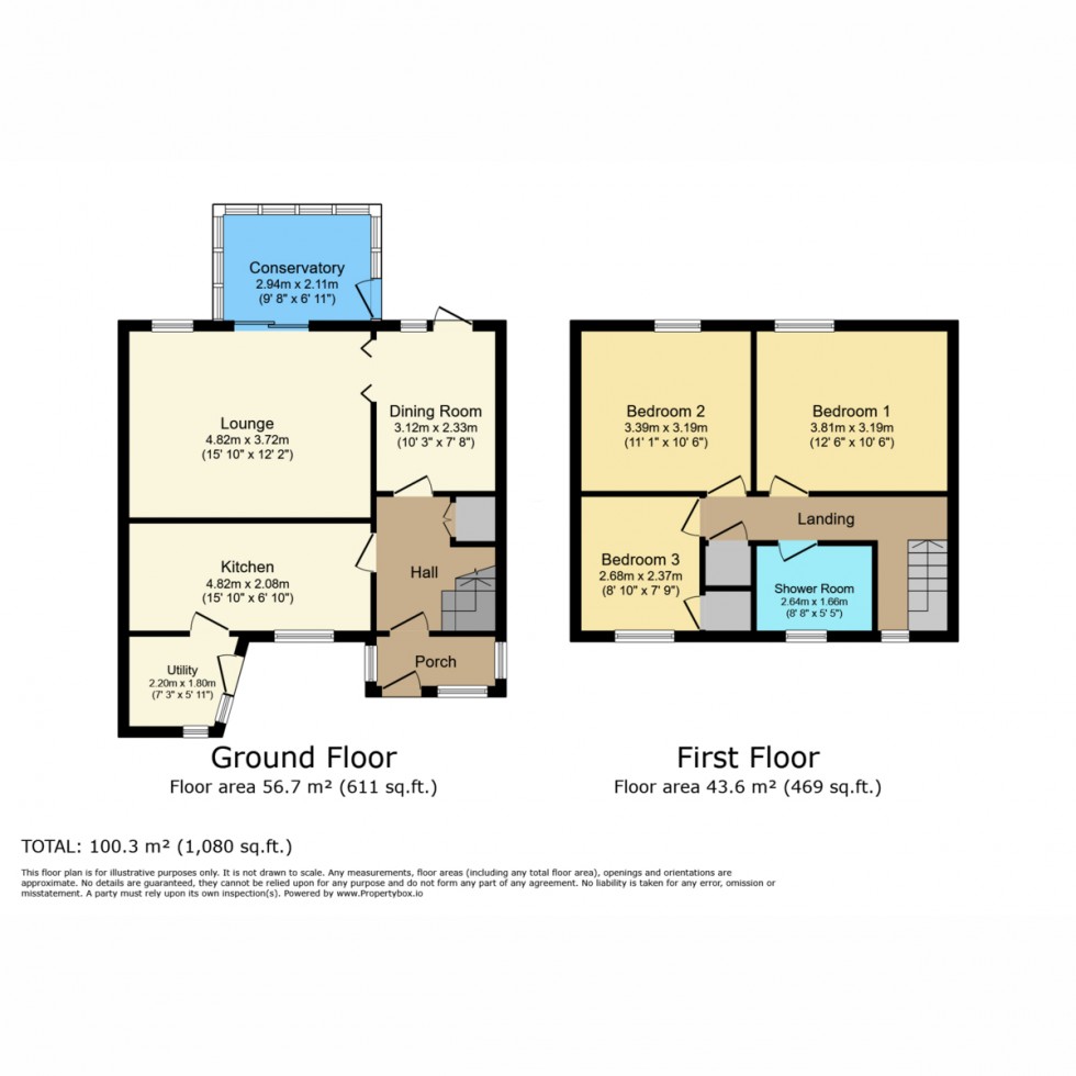 Floorplan for Blendworth Lane, Southampton, SO18