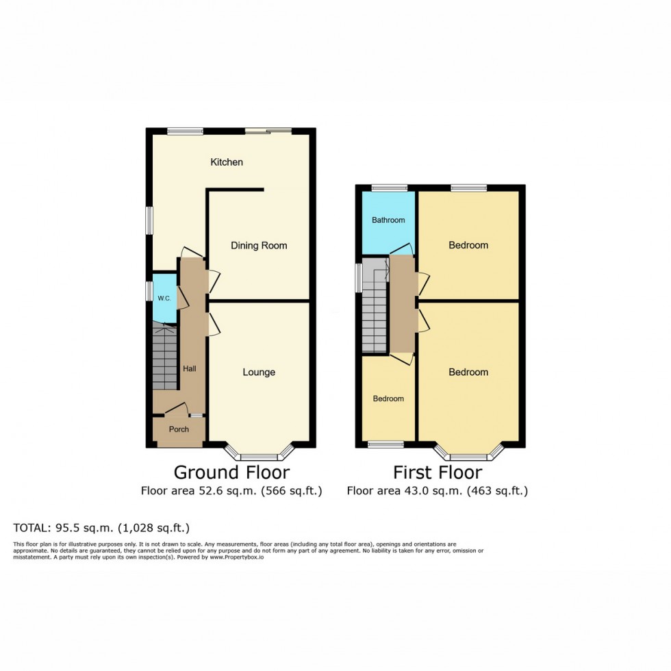 Floorplan for Kennedy Road, Southampton, SO16