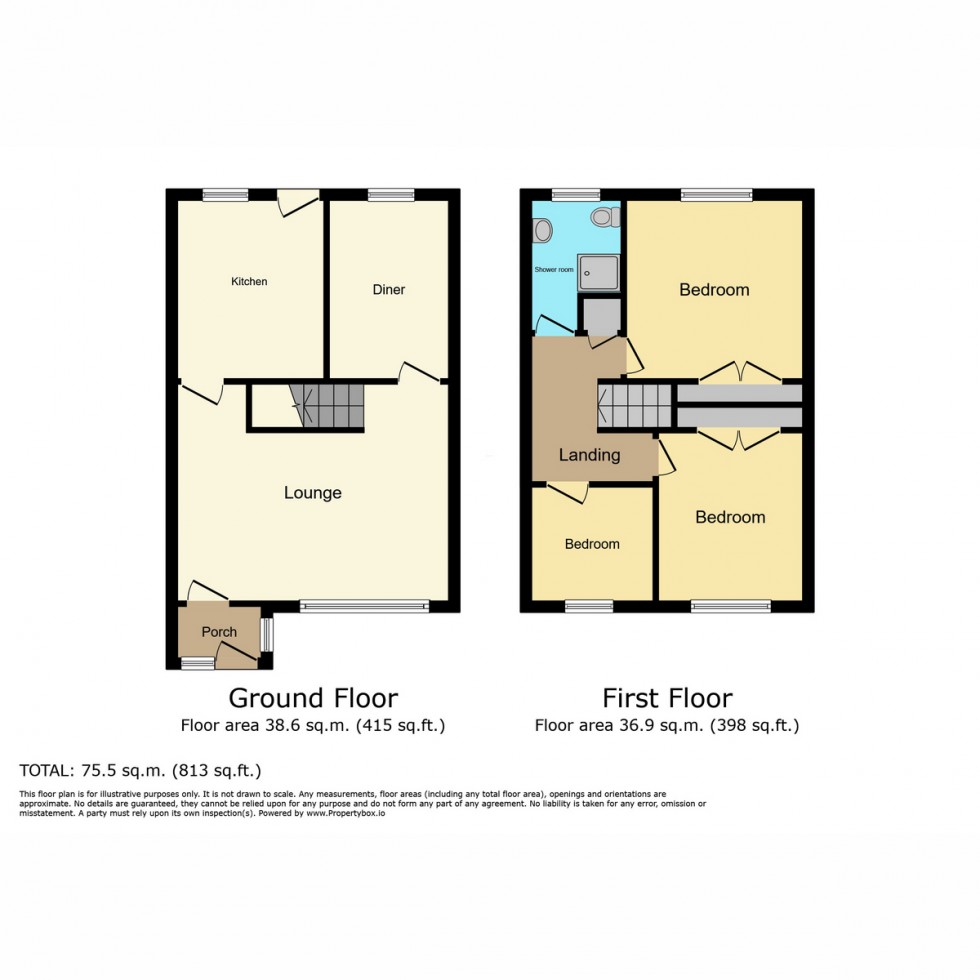 Floorplan for Bealing Close, Southampton, SO16