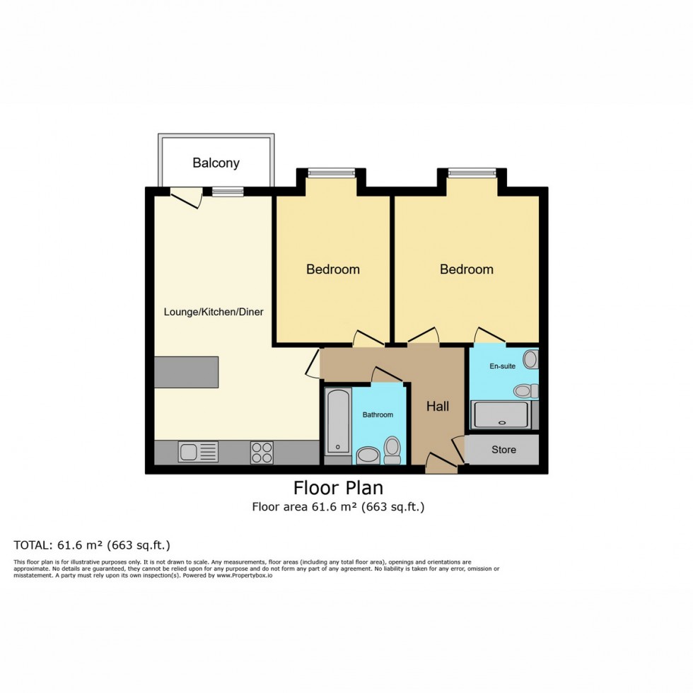 Floorplan for John Thornycroft Road, Southampton, SO19