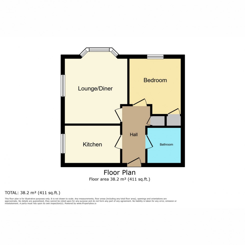 Floorplan for Grosvenor Road, Southampton, SO17