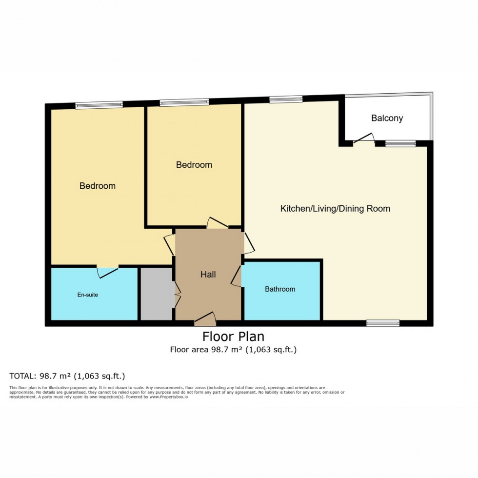 Floorplan for College Street, Southampton, SO14