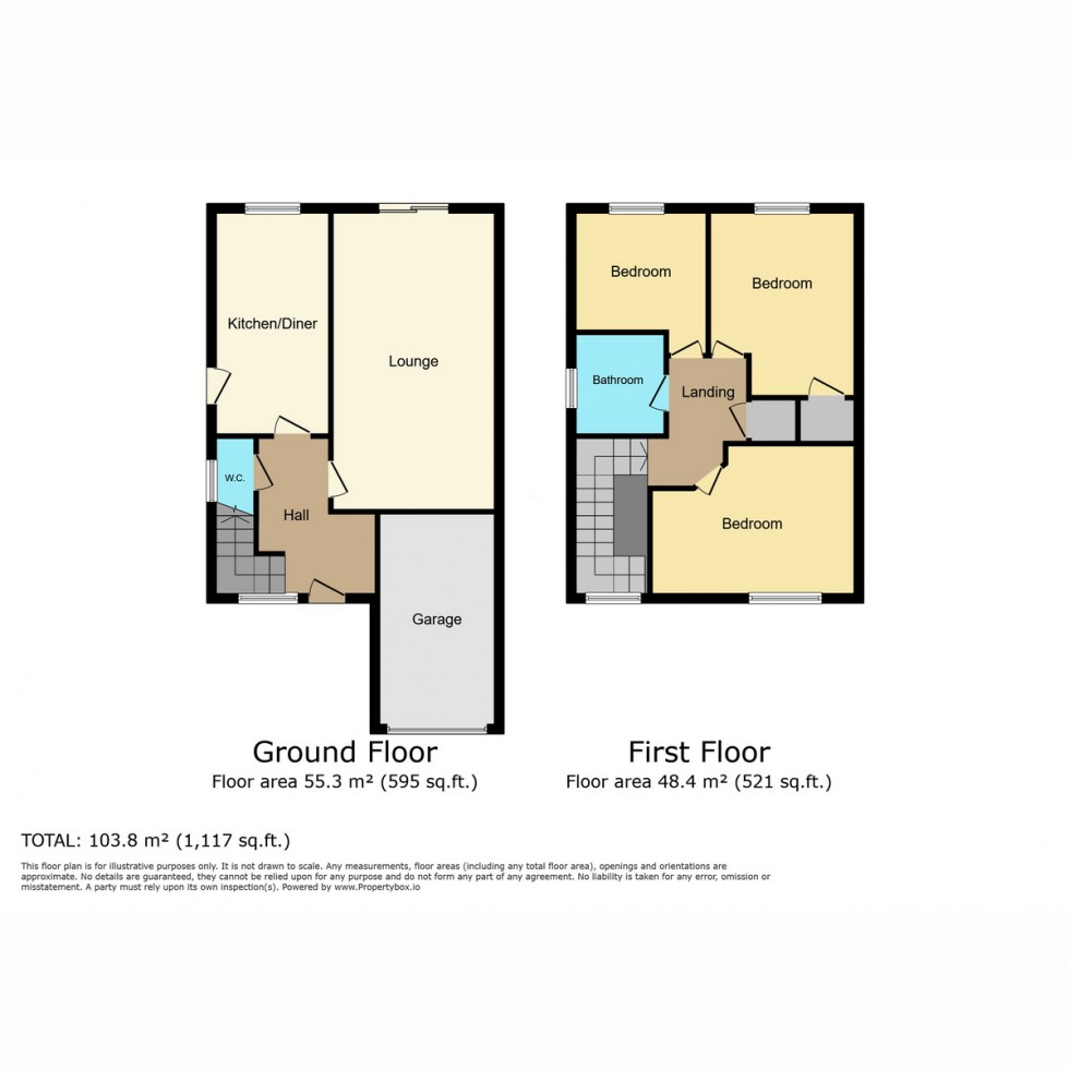 Floorplan for Kesteven Way, Southampton, SO18